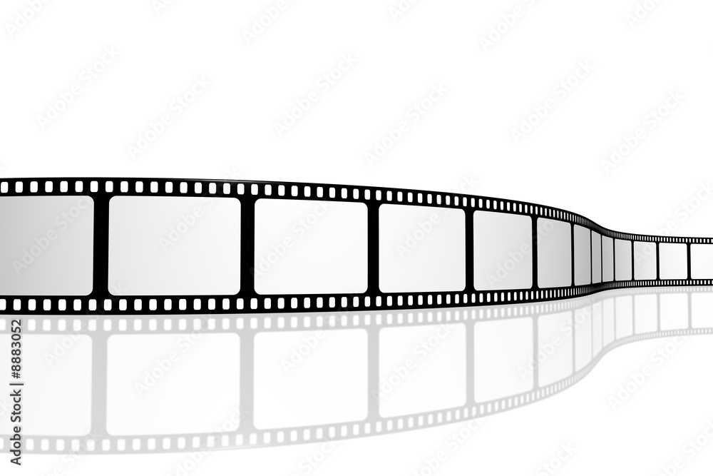 Blank film strip