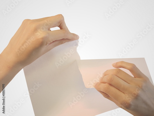 Fotografija Déchirer feuille