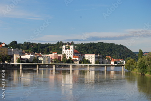 Passau blick von Innsteg - 1