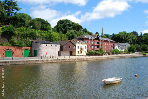 The Historic Quayside at Exeter in Devon, England photo