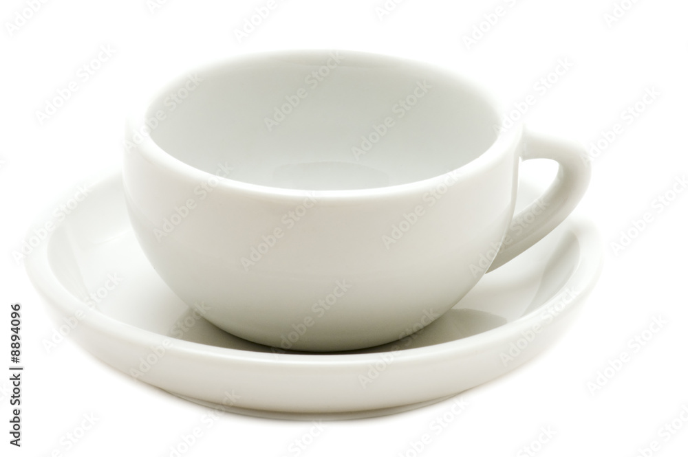 object on white - kitchen utensil White cup object on white - kitchen utensil White cup