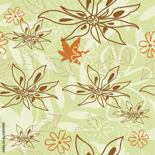 Autumn (seamless pattern)