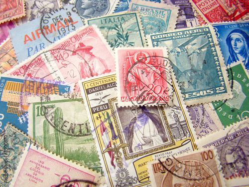 Old Postage Stamps from the entire World.