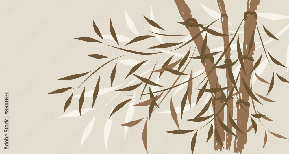 Bamboo background, vector illustration Bamboo background, vector illustration