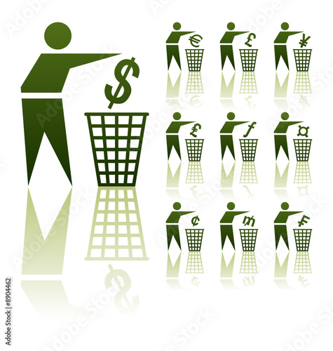 throwout icons currency