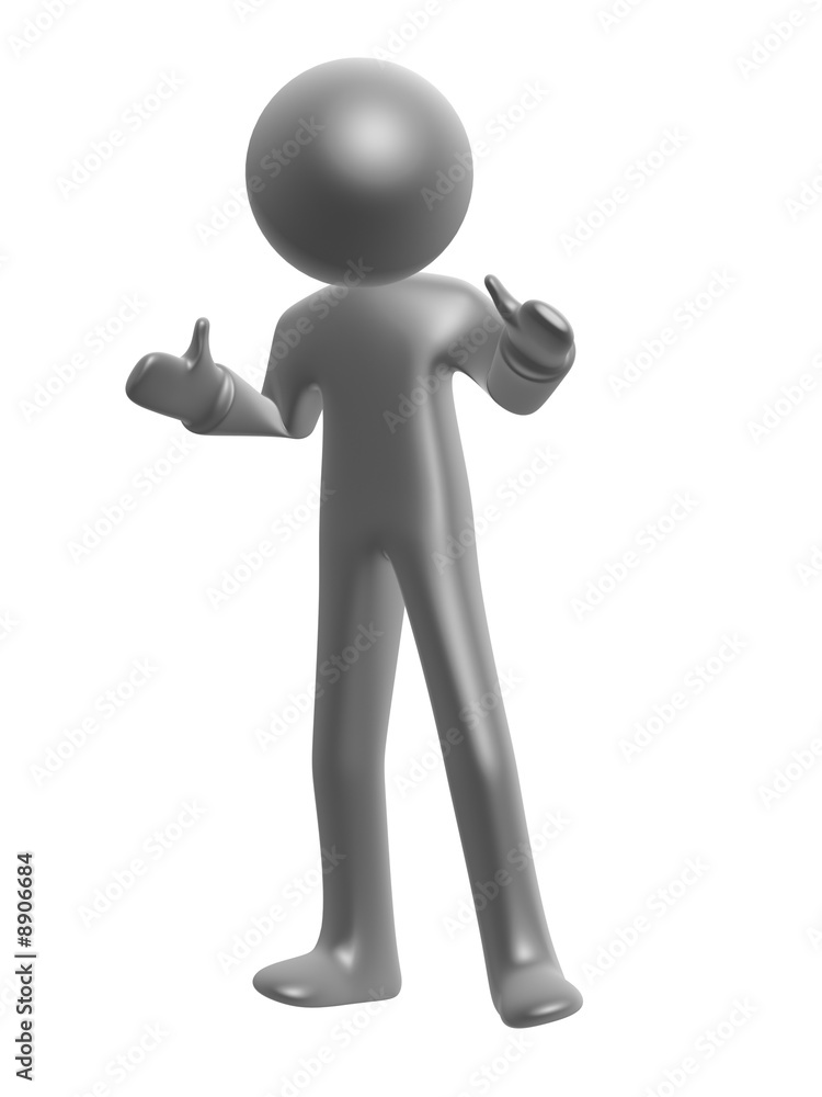 speech-maker stand isolated on white background speech-maker stand isolated on white background
