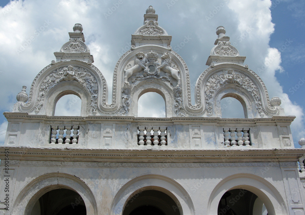 façade du temple de dodanduwa