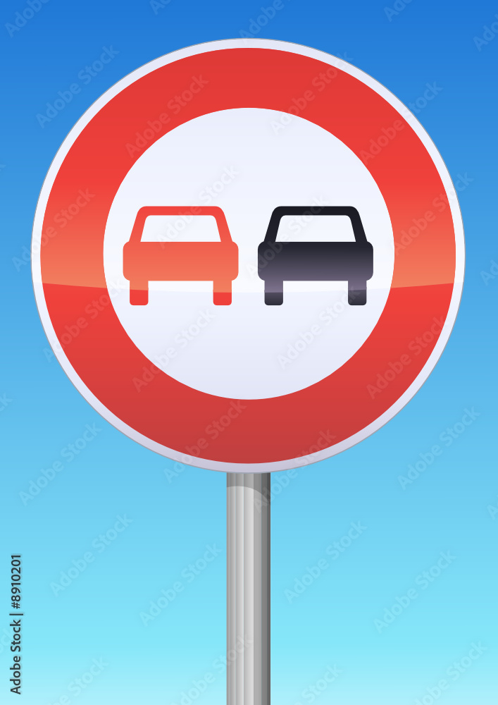 Interdiction de dépasser