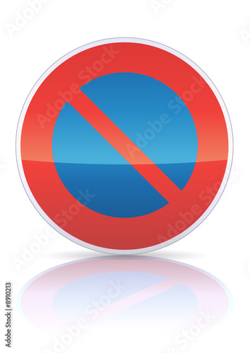 Stationnement interdit (reflet métal) Free Download Stationnement interdit (reflet métal) - GFXLoad