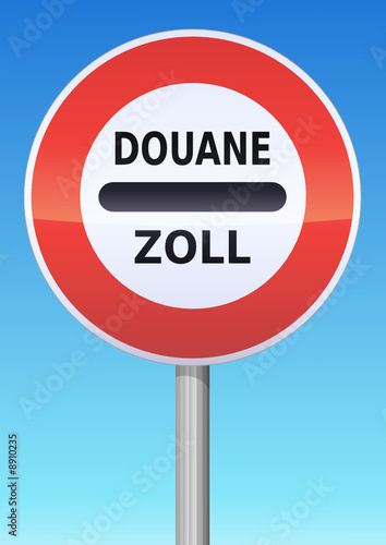 Arrêt au poste de douane