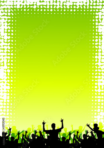 Happy people having fun at discotheque