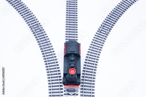 My steam locomotive bears me forward
