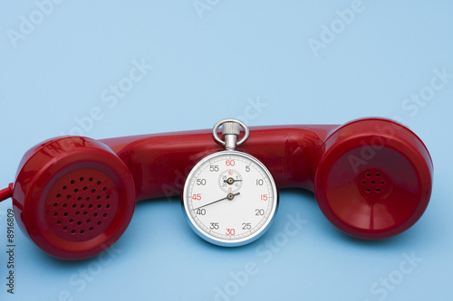 Stop watch with telephone – very quick response time