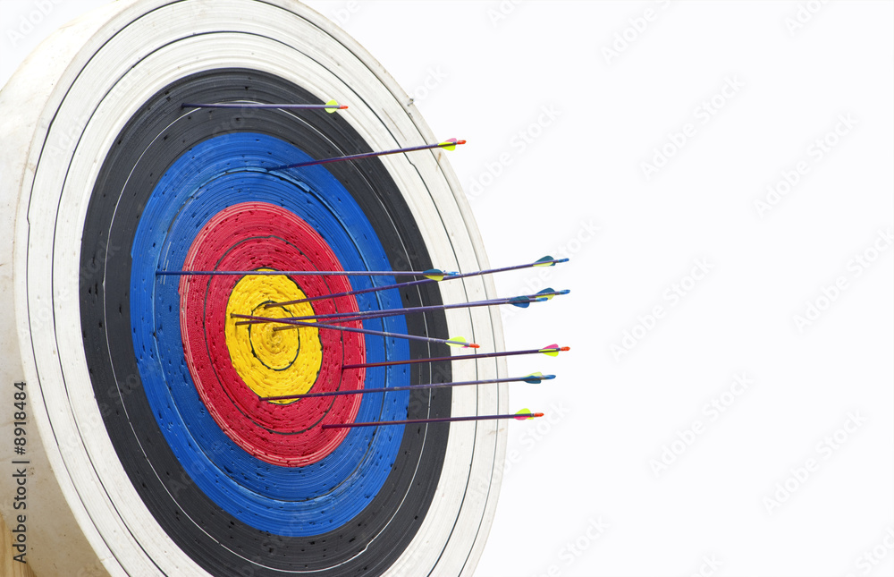 great image of a archery target full of arrows great image of a archery target full of arrows