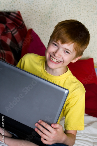 smiling teenager