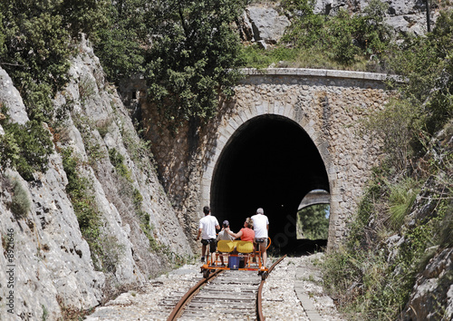 Vélo rail photo