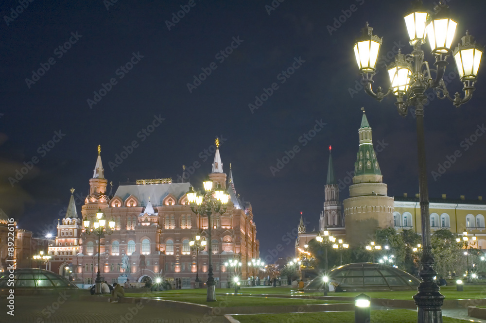 Russia. Moscow manege square near Kremlin