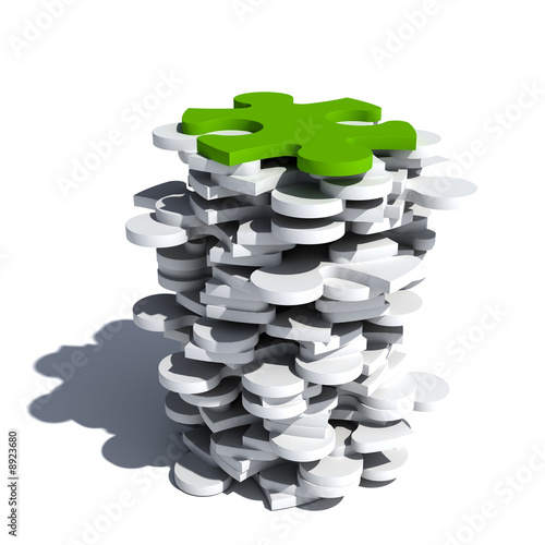 Jigsaw pieces