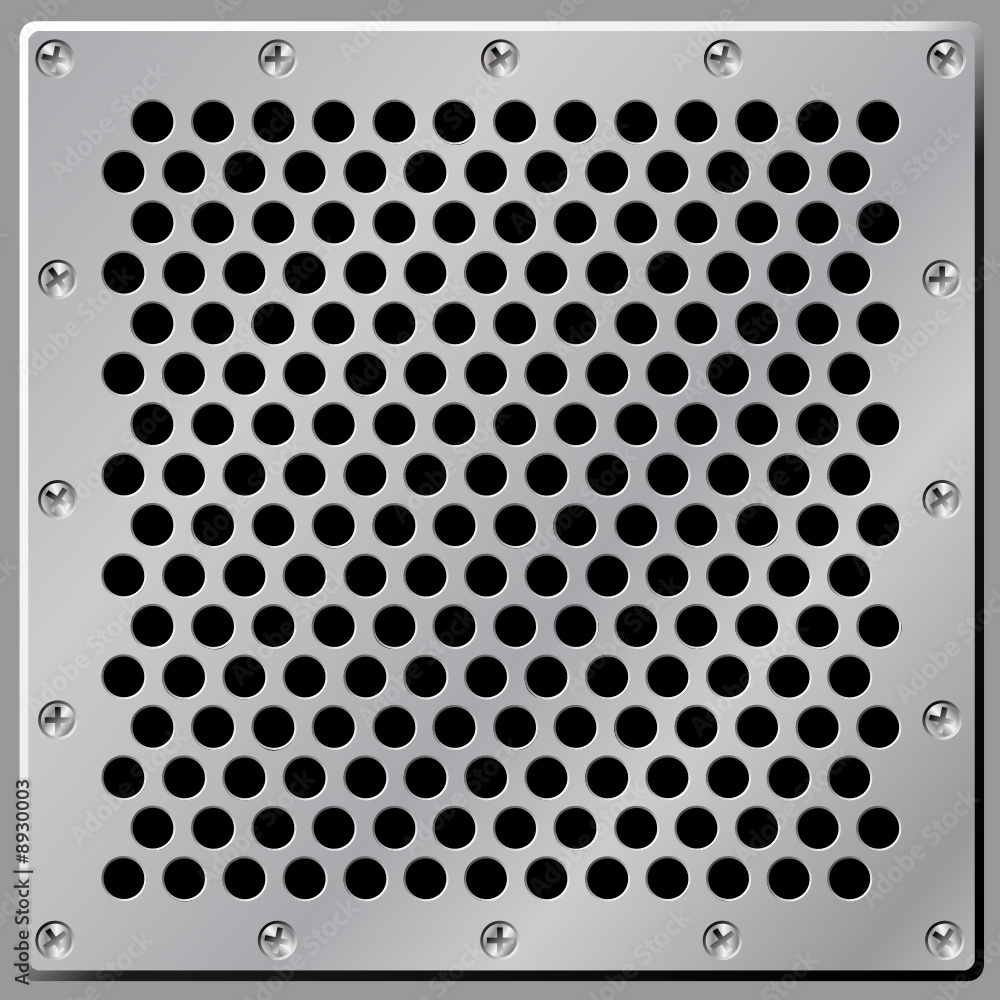 Metal Background Air Vent Metal Background Air Vent