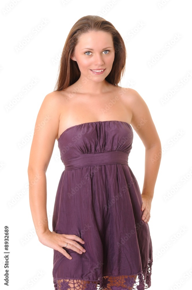 Isolated lovely and sexy young brunette girl Isolated lovely and sexy young brunette girl