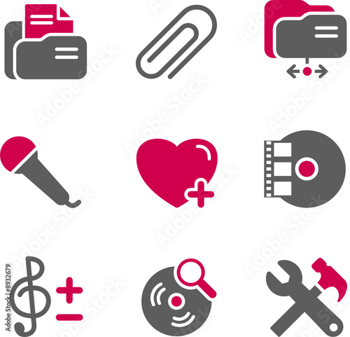 Color web icons, set 11
