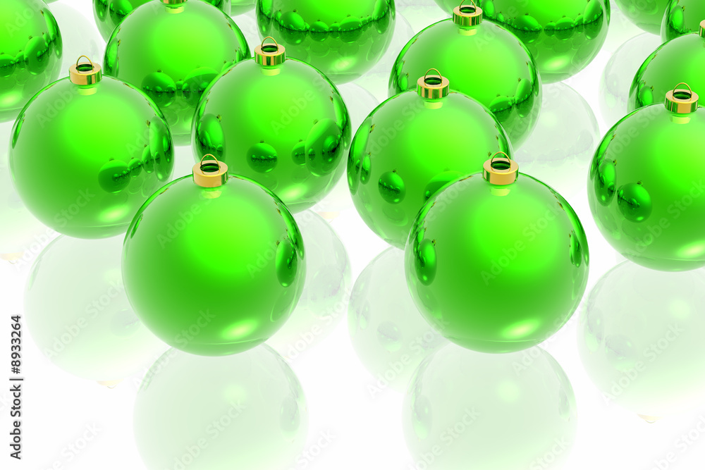 Green christmas decoration