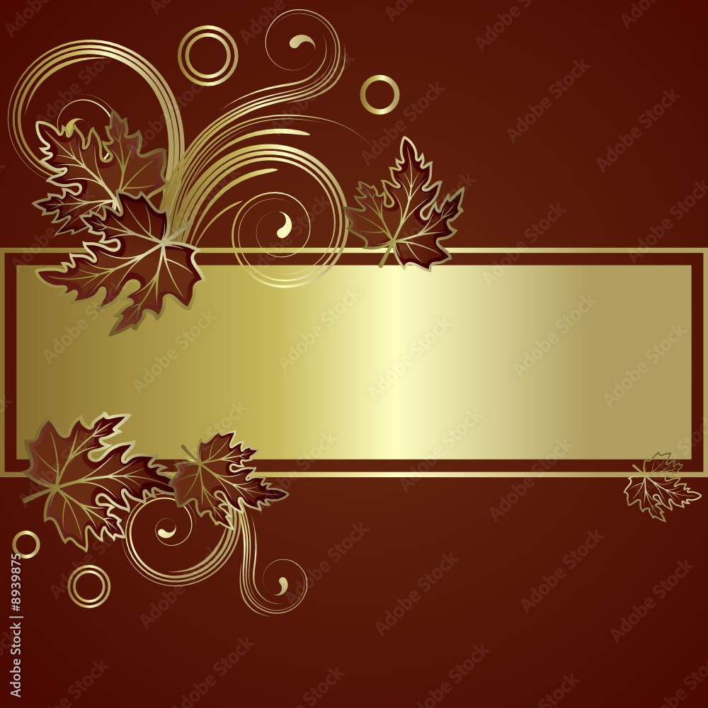 Gold frame