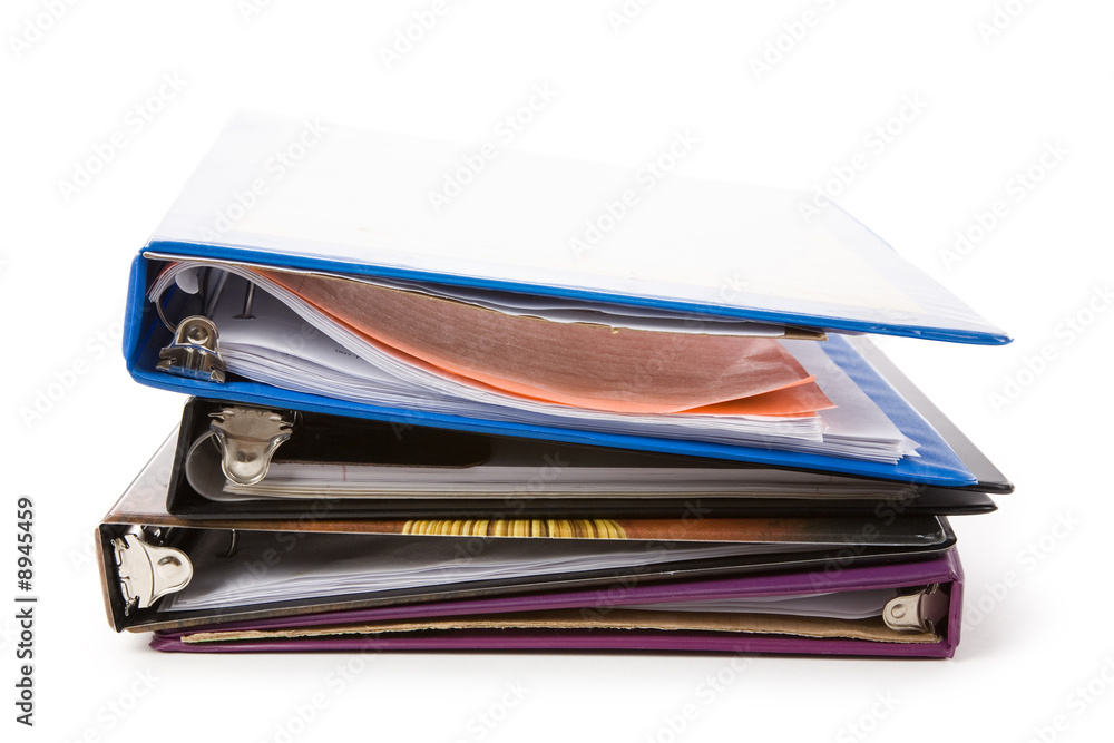 file folder, Ring Binder, with white background file folder, Ring Binder, with white background