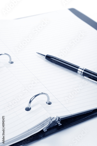 Wallpaper Mural Notebook and pen, Ring Binder, with white background Torontodigital.ca