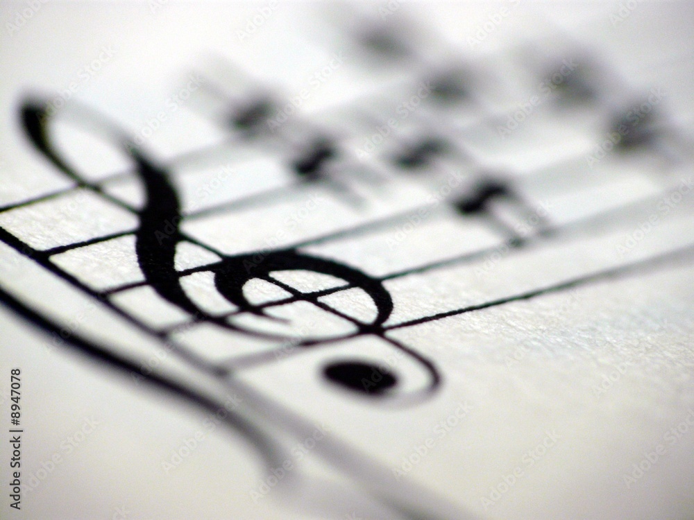 Naklejka premium musique