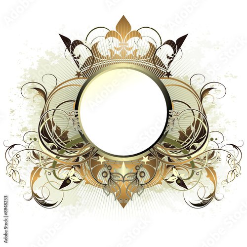 ornate heraldic shield