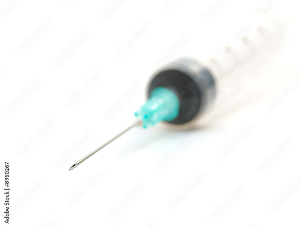 syringe isolated