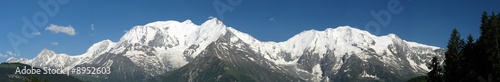 Le Mont Blanc depuis le Bettex