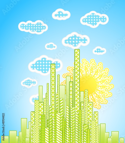 Funky urban background