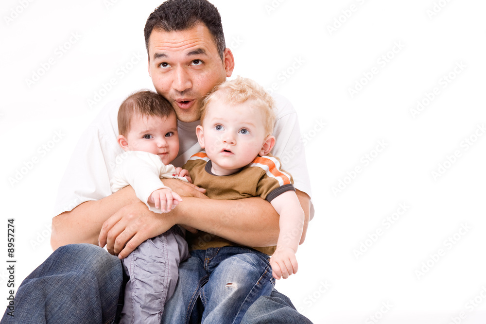Cute brother and sister from different races Cute brother and sister from different races