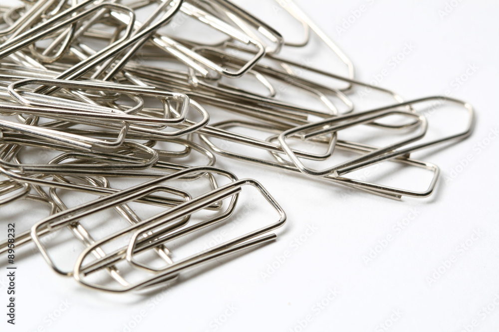 paper clips macro close up paper clips macro close up