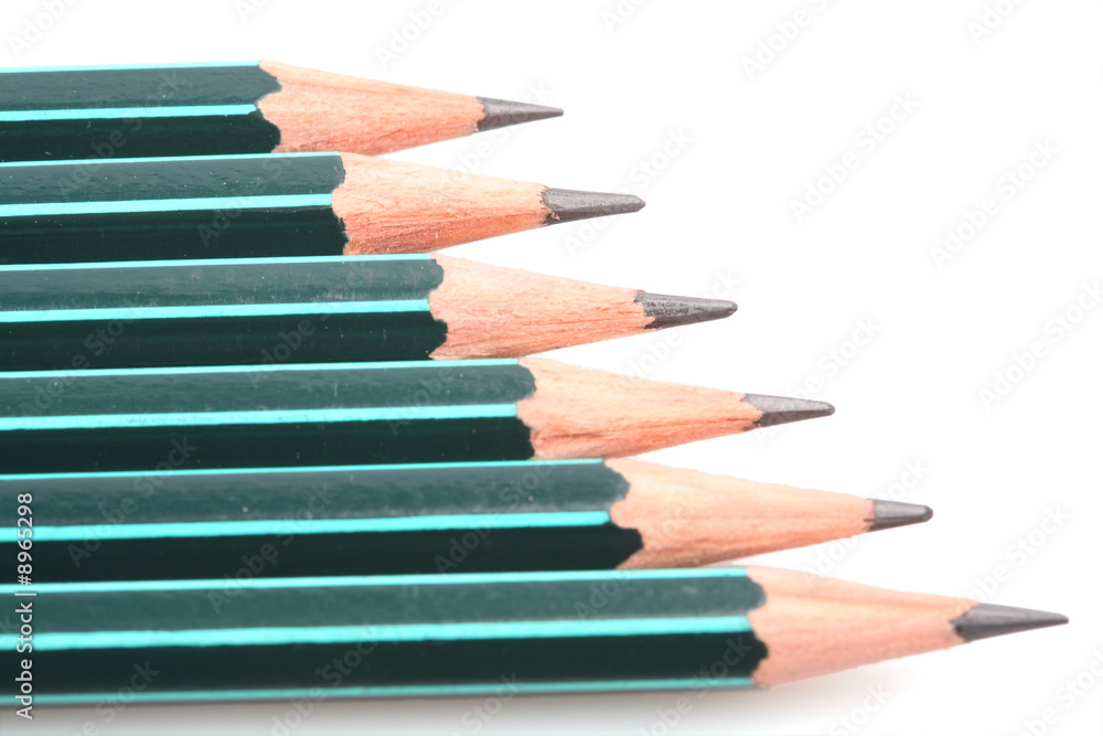 Obraz premium graphite pencil on a white background
