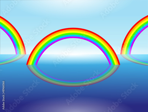 Reflet d'arc-en-ciel