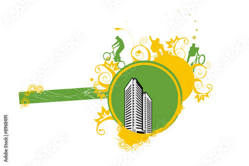 ilustration de ciudad en vector