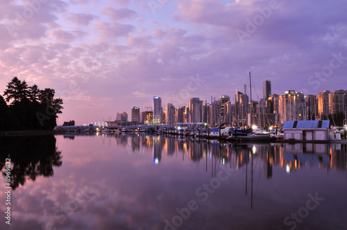 Wallpaper Mural downtown vancouver before sunrise Torontodigital.ca