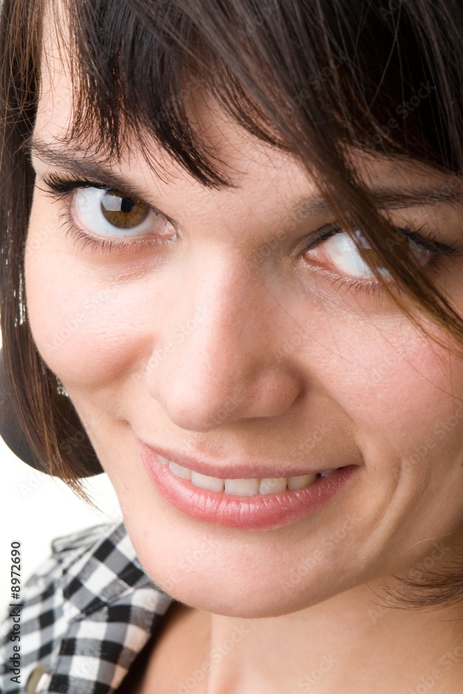 Female portrait. The beautiful face close up. Female portrait. The beautiful face close up.