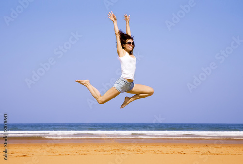 Jumping girl