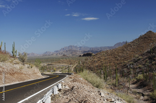 Vue du Desert en Basse Californie, Mexique