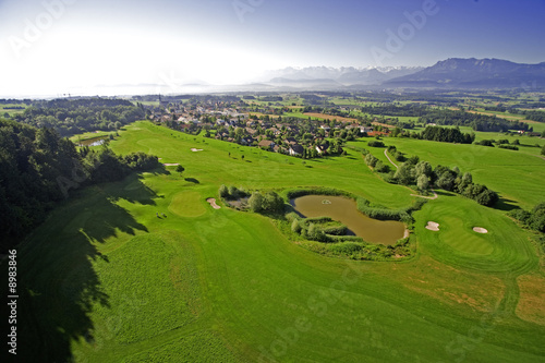 Fototapeta Naklejka Na Ścianę i Meble -  schweizer landschaft aus der luft