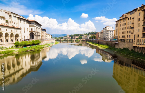 Verona Italy cityscape. View from bridge.