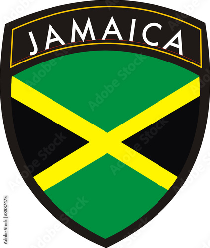 jamaica vector crest flag