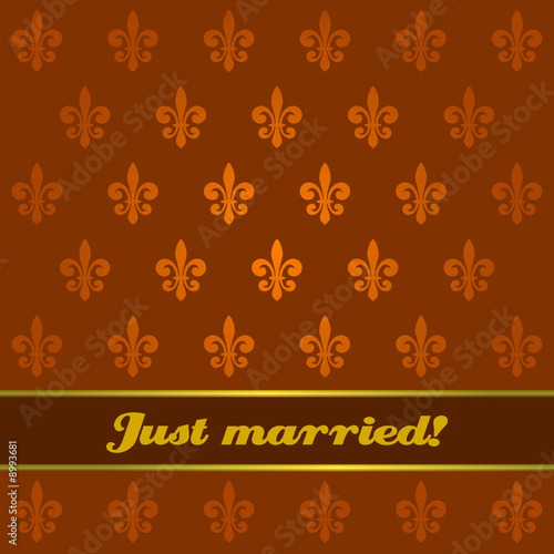 background just married!