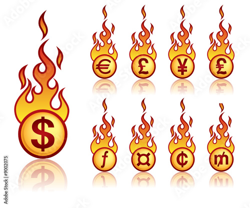 burning currency