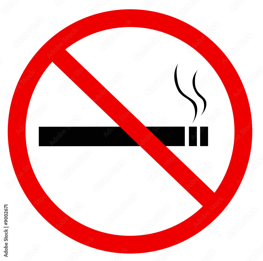 Señal prohibido Fumar - rsprint