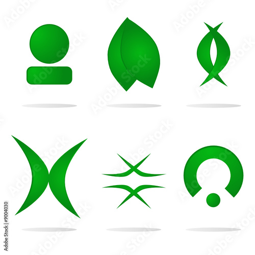 Abstract logo components